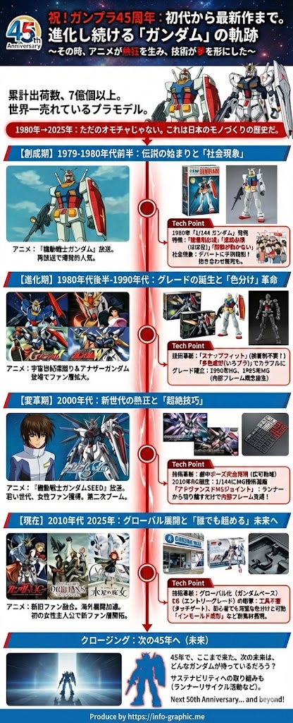 ガンプラ45周年:初代から最新作まで。進化し続ける「ガンダム」の軌跡 ~