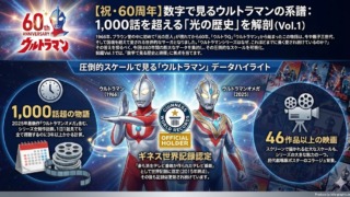 ウルトラマン60周年！ 数字で解き明かす光の巨人の全記録